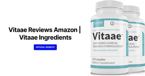 vitaae ingredients|SANE Vitaae: Reviewing the Anti